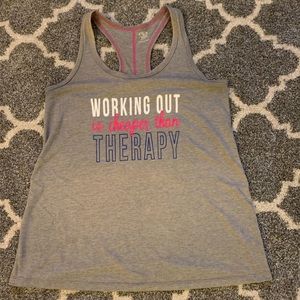 Size large workout tank